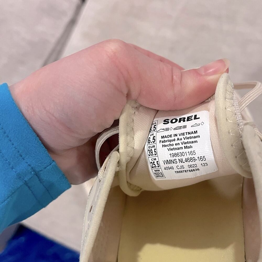 Sorel Kinetic Breakthru Day Lace Sneaker 8.5 Women's Pickleball Training - Picture 6 of 8
